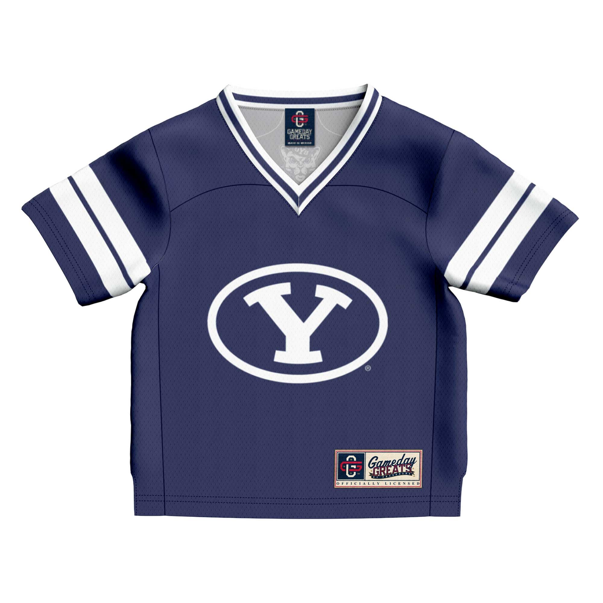 #1 BYU Cougars GameDay Greats Toddler Collegiate Football Fashion 26/27 Football Jersey - Navy