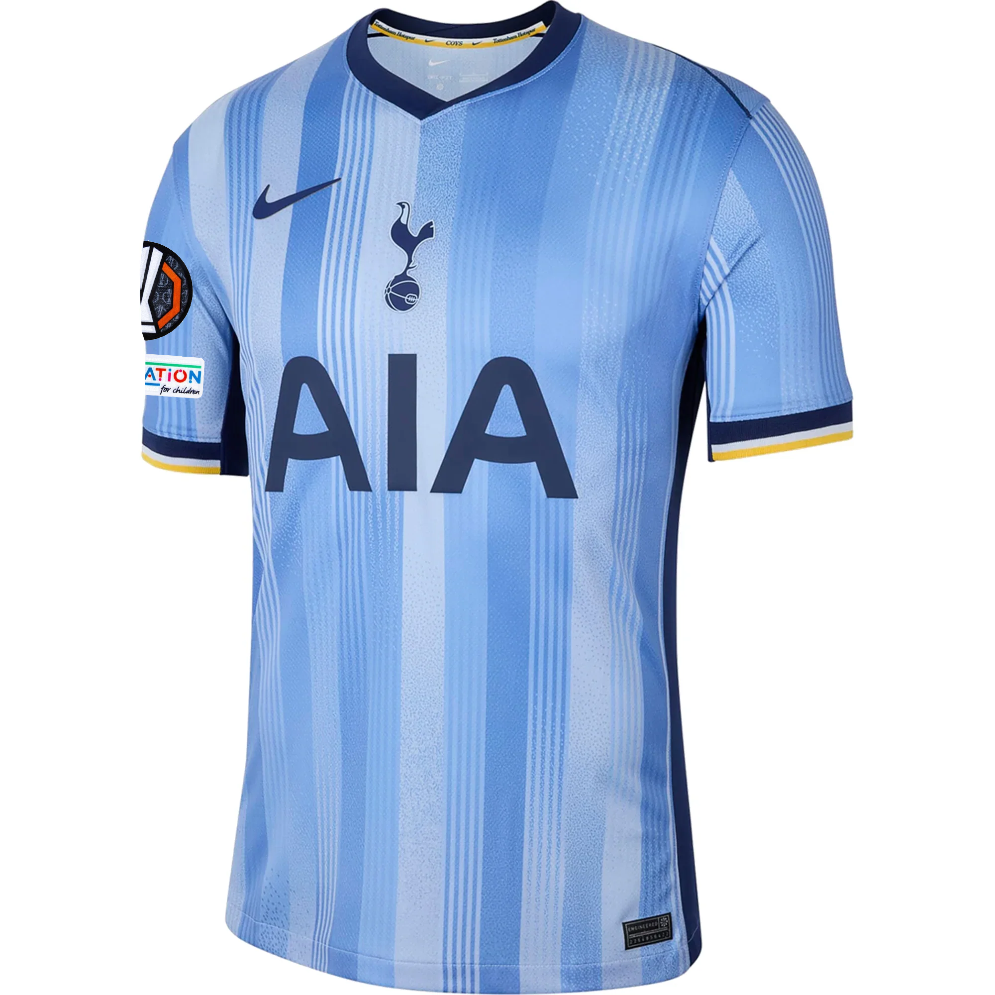 Tottenham Blue) 2024-2025 UEL Away Jersey – Authentic Shirt