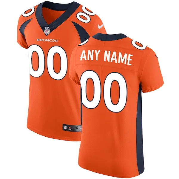 None Elite NFL Jersey - Orange | Elite Football Apparel | NFL Football