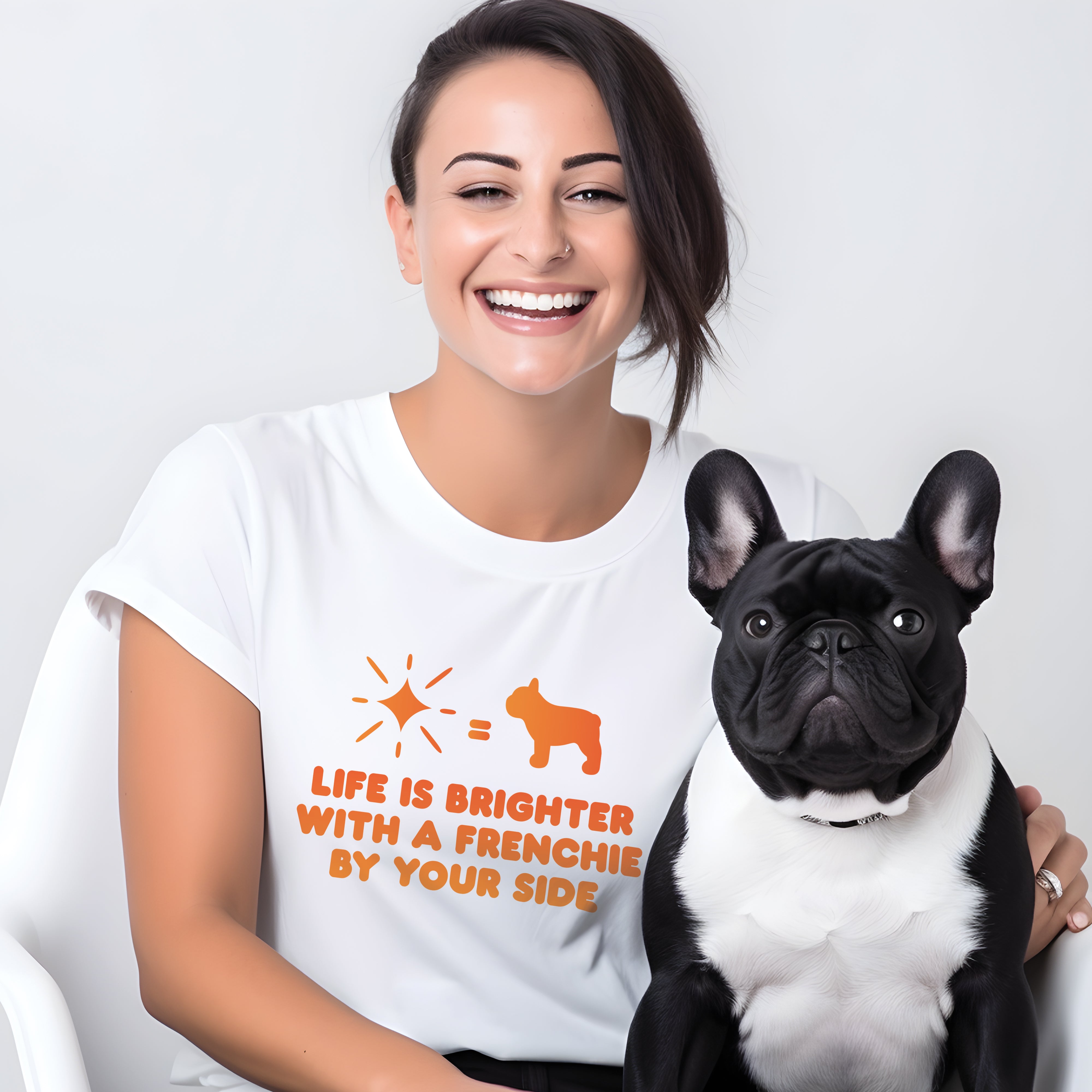 French Bulldog Frenchie Lovers' Fashion Unisex T Shirt Durable Dog Item