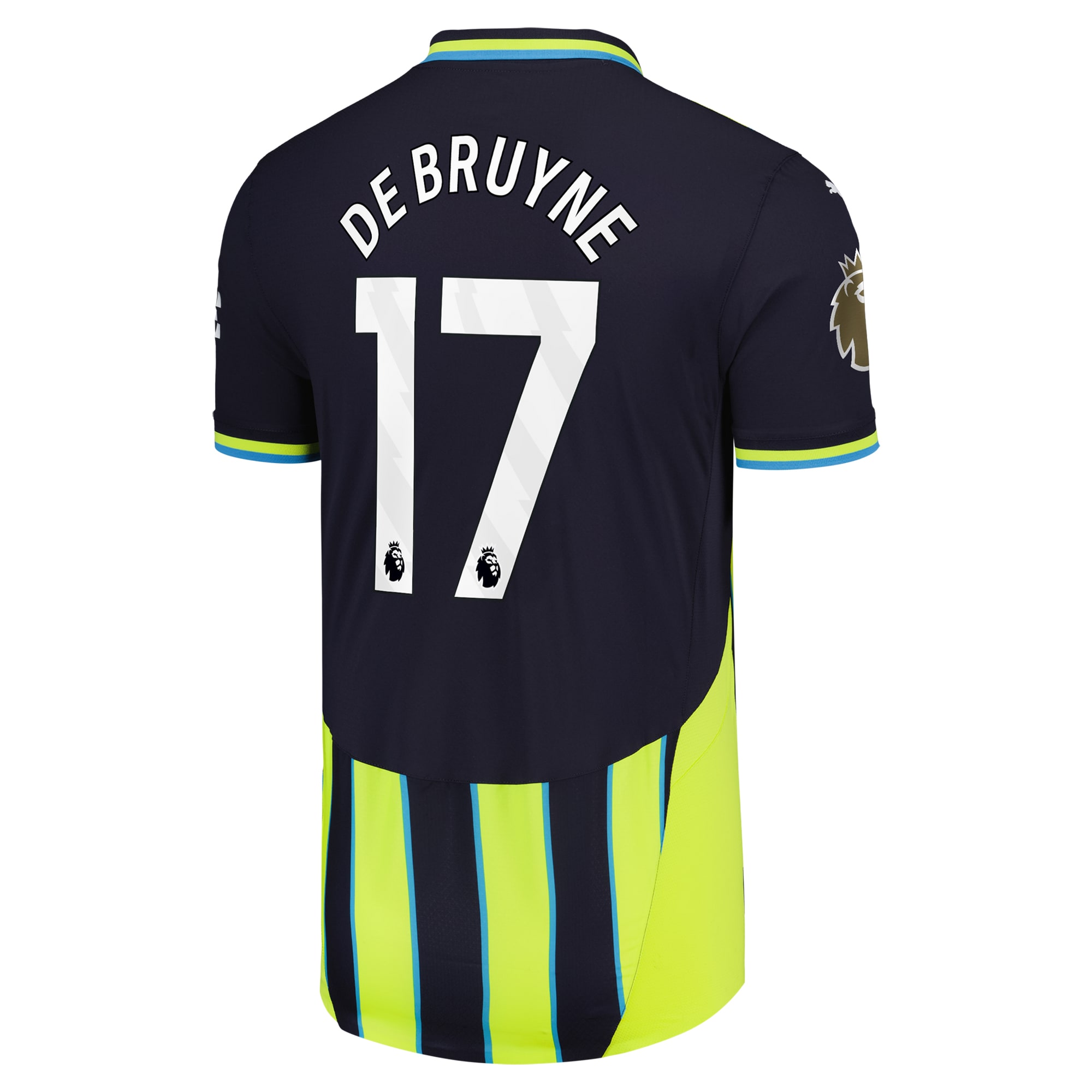[SJH] Kevin De Bruyne #17 Manchester City 2024/25 Away Authentic Player Jersey - Navy