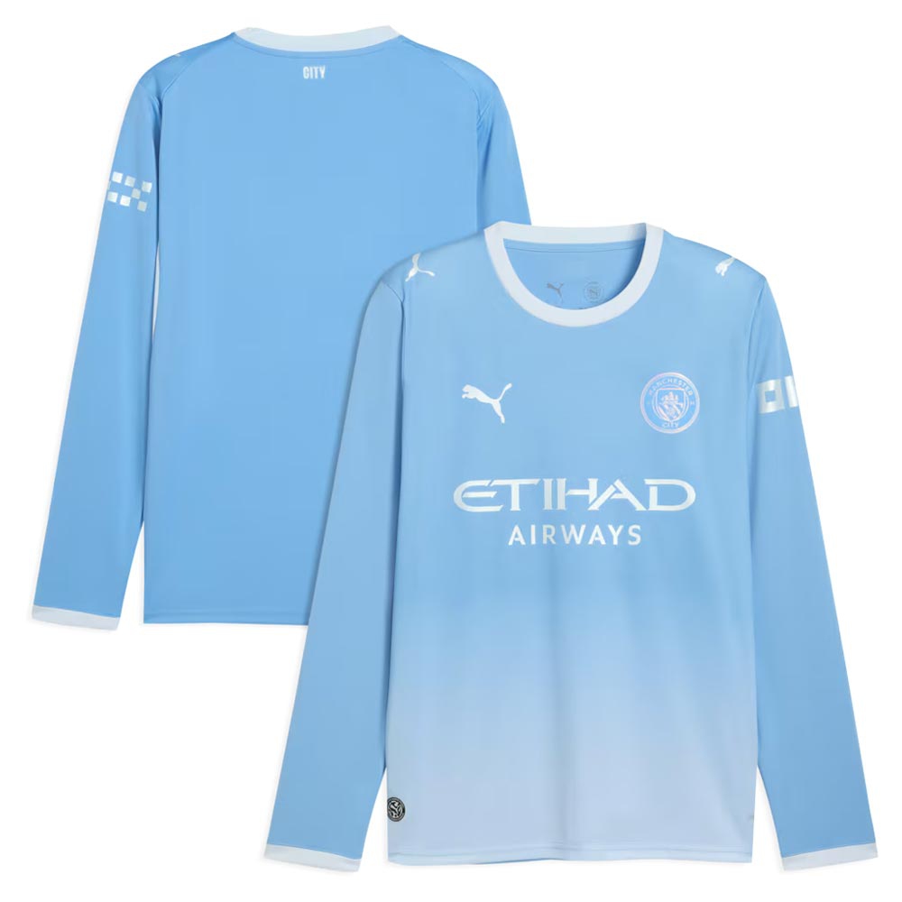 Long Sleeve Manchester City 26/27 Home Shirt - Premium Edition