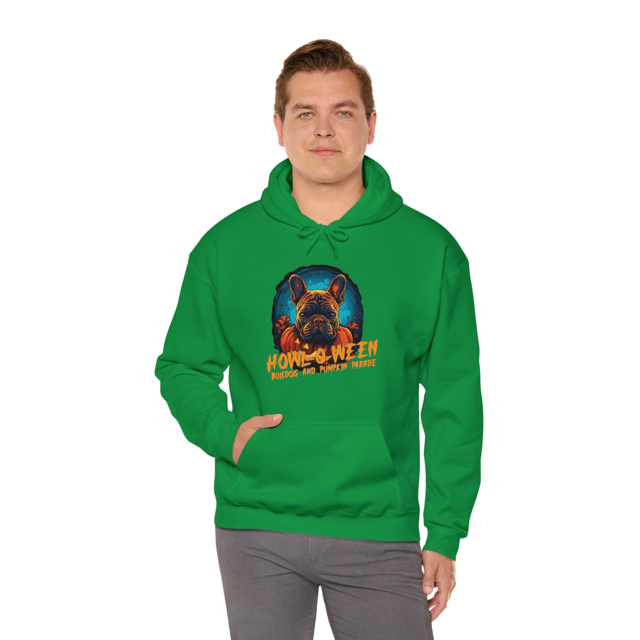 Culture-Inspired Pumpkin Parade Halloween Unisex Hoodie for Daily Life