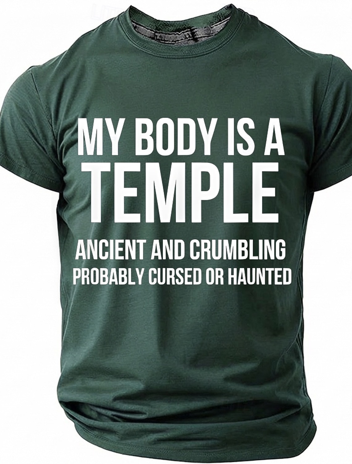 Men's T-Shirt Funny Graphic Short Sleeve UNDIAGNOSED BUT SOMETHING AIN'T RIGHT Lifestyle Humor Tee