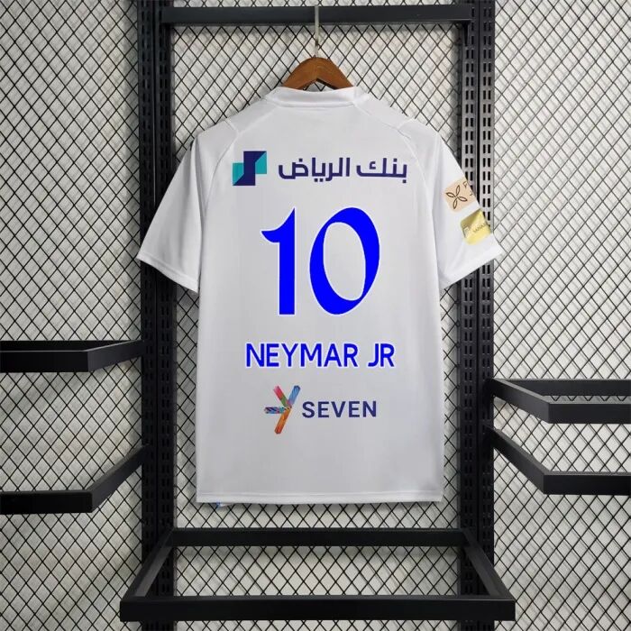 2324 Al Hilal Saudi Nermar Jr 10 Away Soccer Jersey Football Shirt -