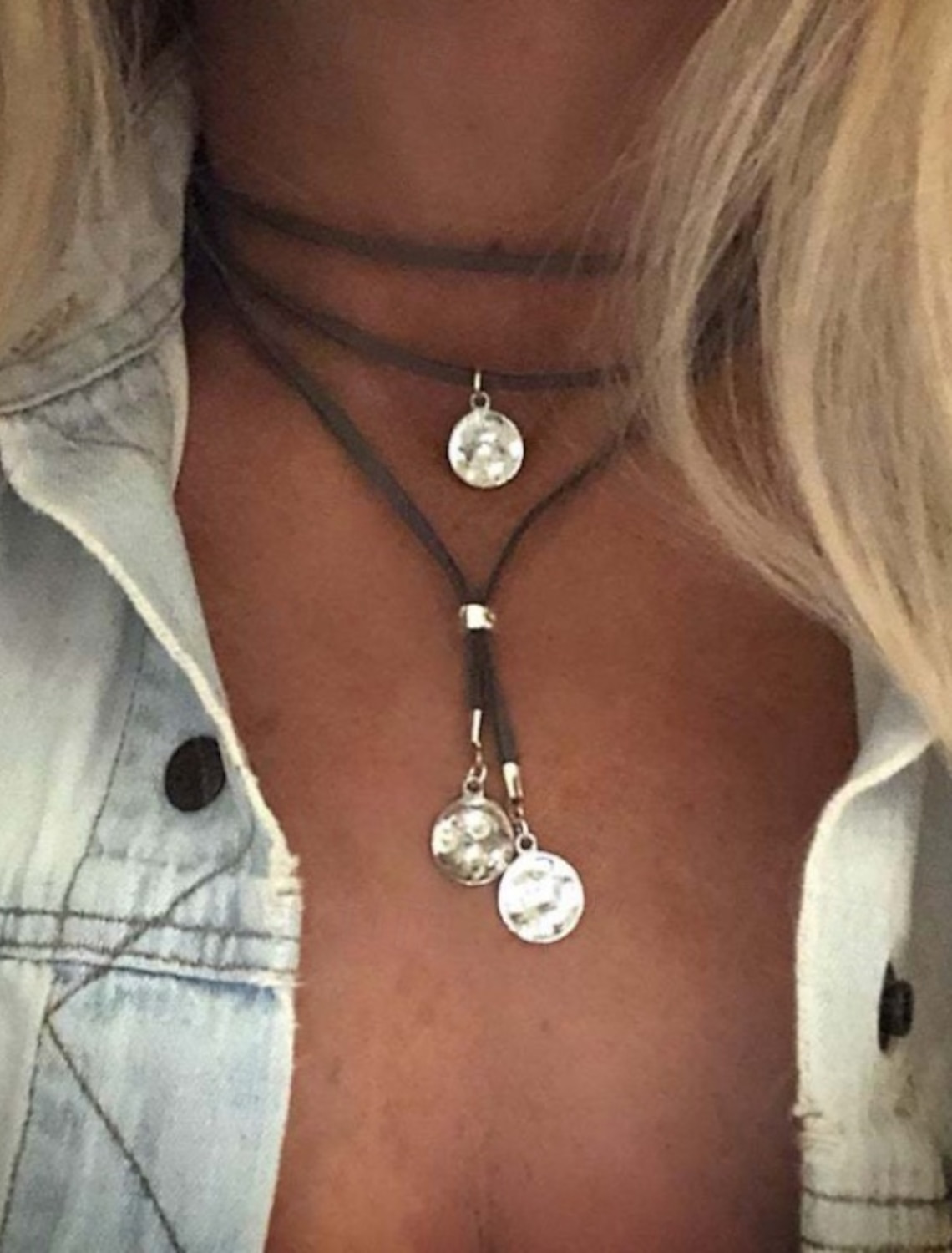 1PC Choker Necklace Necklace For Women's Daily Street Gift Alloy Patchwork