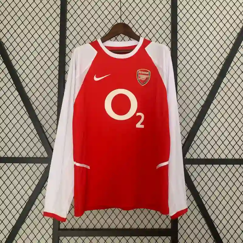 2002-2004 Arsenal Long Sleeve Jersey retro kit