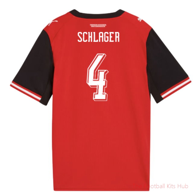 2026-2027 Austria Home Shirt (Kids) (Schlager 4)