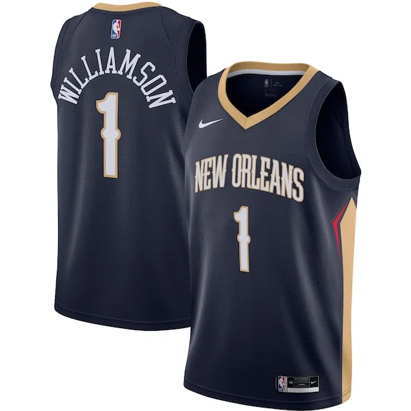 Championship Zion Williamson NOP Basketball Jersey - Navy