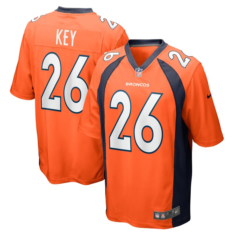 None Devon Key DEN Broncos Iconic Durable Jersey for NFL Fans