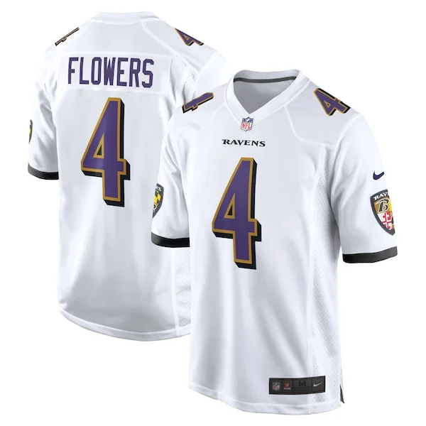 Baltimore Ravens Game NFL Jersey - White | Pro-Level Football Apparel