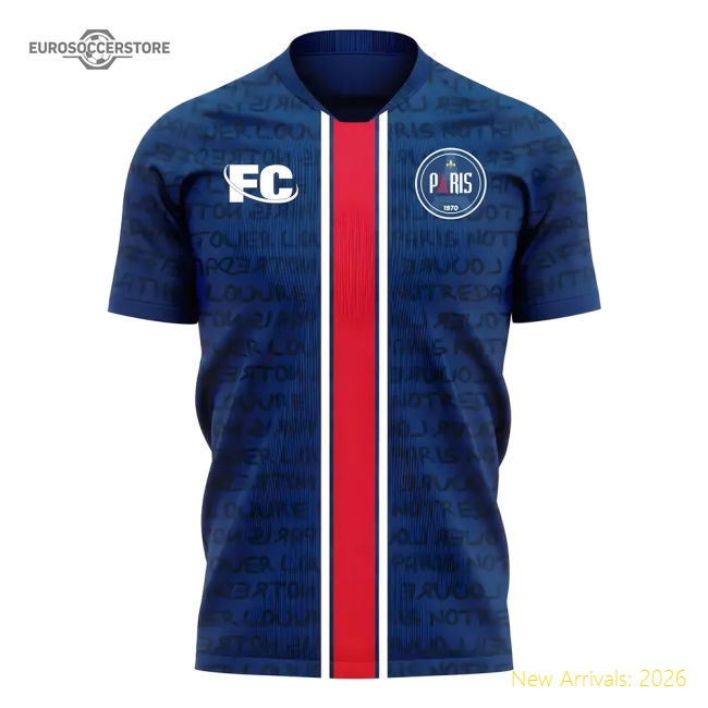 Best-Selling Paris 2020-2021 Home Concept Football Kit (Fans Culture)
