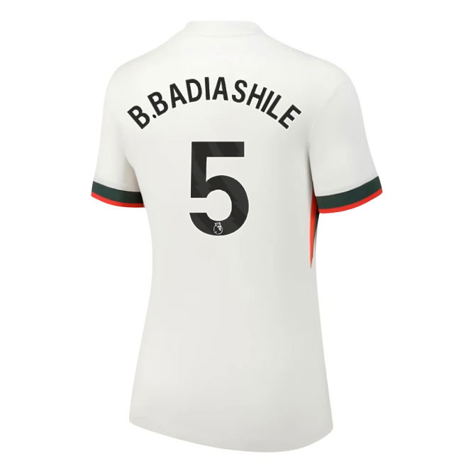 Chelsea 2025-20 Away Football Kit Badiashile Name & Number L M Women S