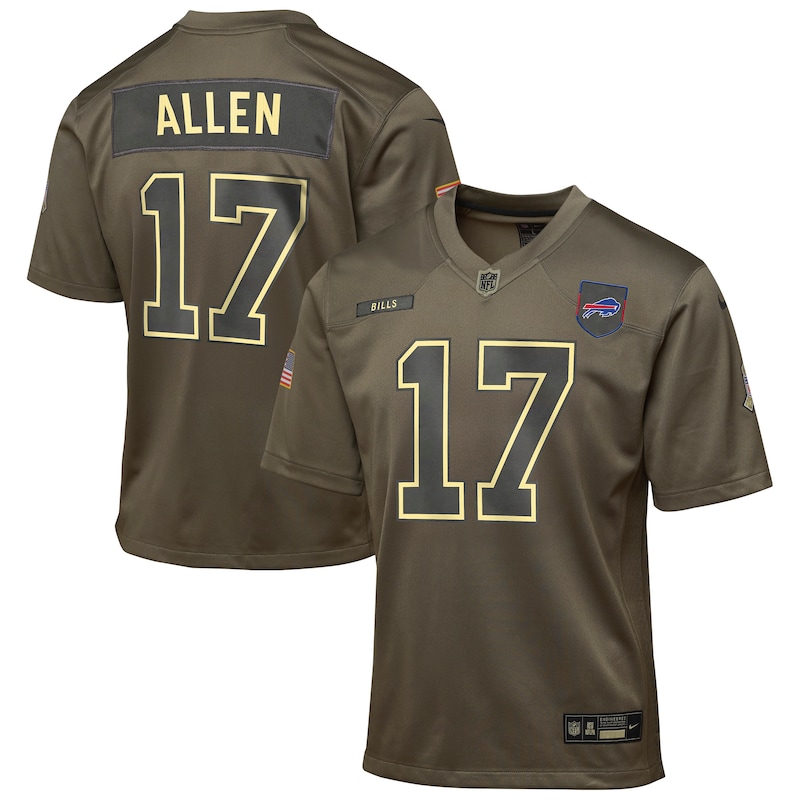 None Josh Allen Buffalo Bills Sleek Team Spirit Wear Football Apparel