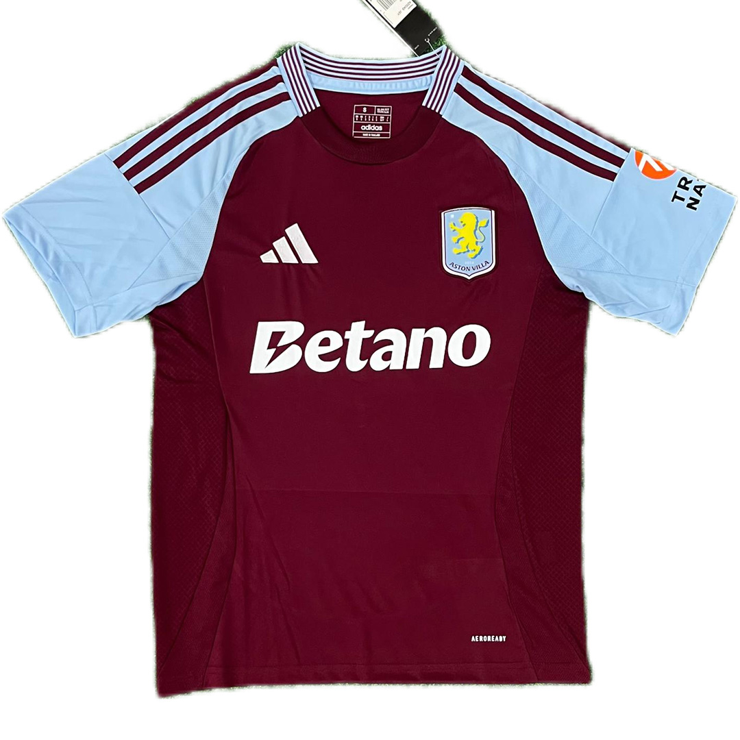 Durable Aston Villa 2425 Home Soccer Jersey Football Shirt