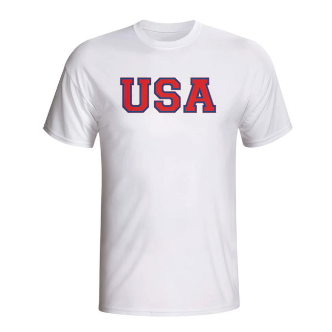 Aero-Dynamic Performance-Driven Usa Country Iso T-Shirt (White) - Kids
