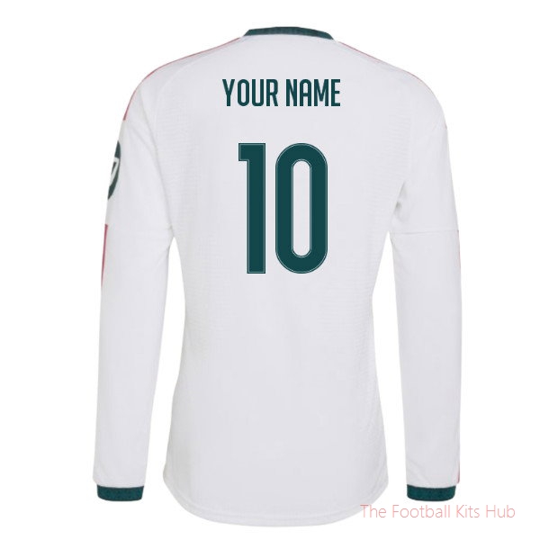 Real Madrid 2026-2027 Long Sleeve Home Shirt (Your Name)