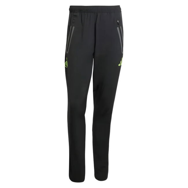 2025-2026 Real Madrid Pro Vis Tech Travel Pants (Black)