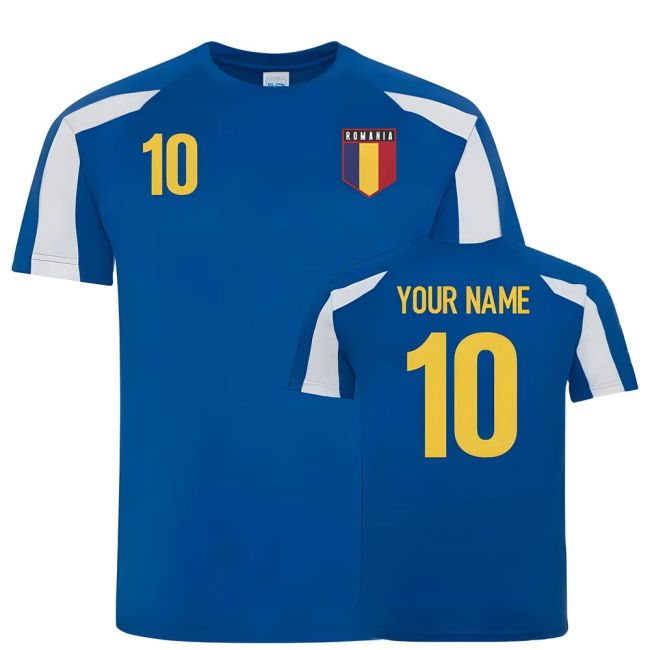 Romania Sports Training Jersey (Your Name) Authentic Quality