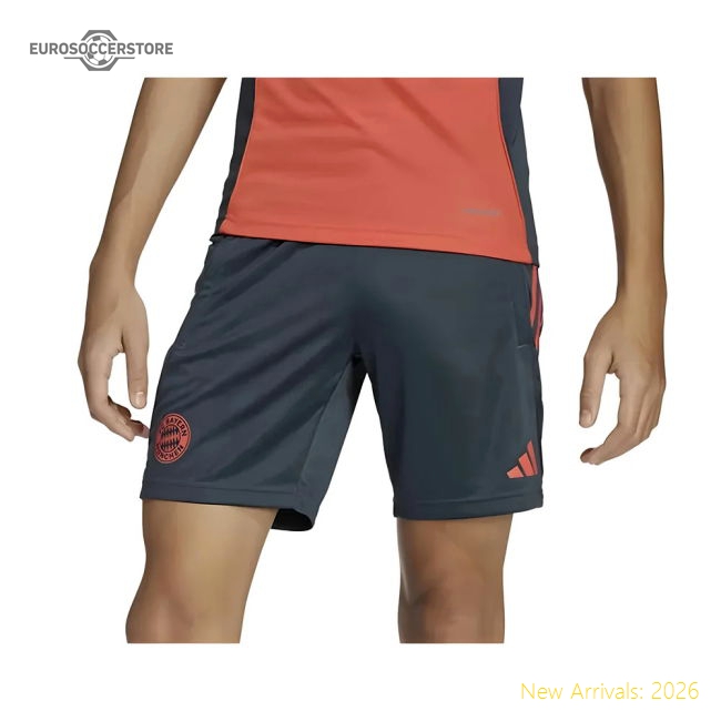 Premium 2025-2026 Bayern Munich Training Shorts (Bold Onix) - Kids