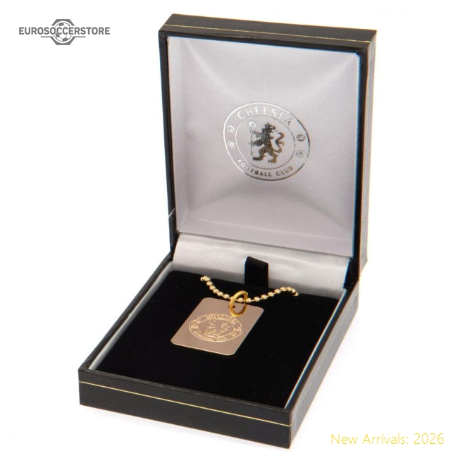 Premium Chelsea Fc Gold Plated Dog Tag & Chain - Premium Quality