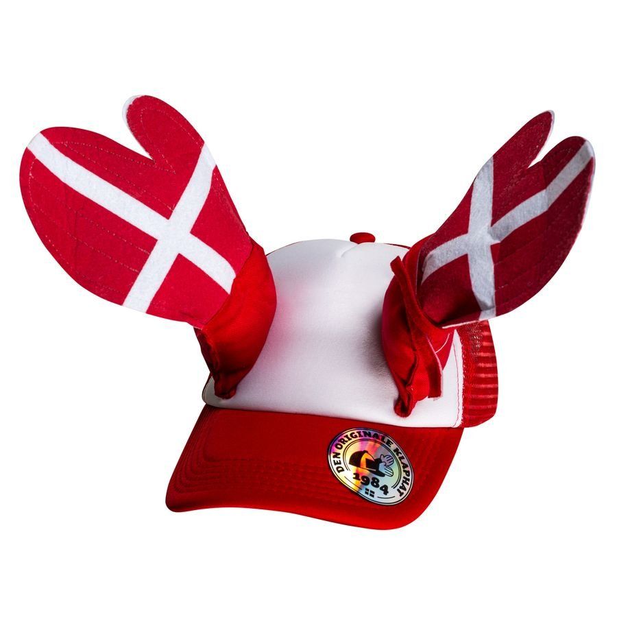 Denmark Clapping Hat Red/pure White In Multiple Adult Sizes