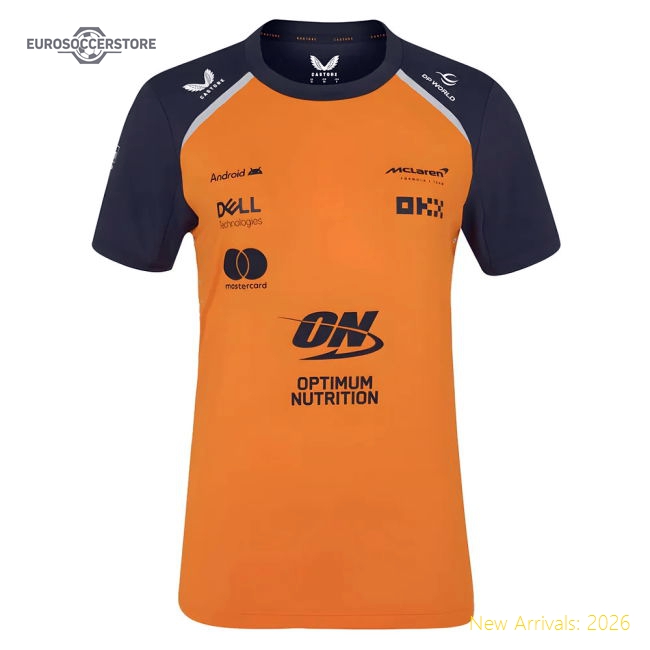 S Mclaren Female 2025 Shirt Football Fan Apparel Game Day Apparel