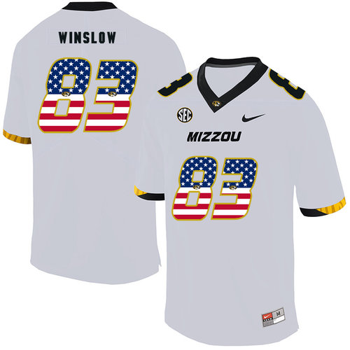 Men's None White 2024 game jersey Kellen Winslow #83 match worn Jersey