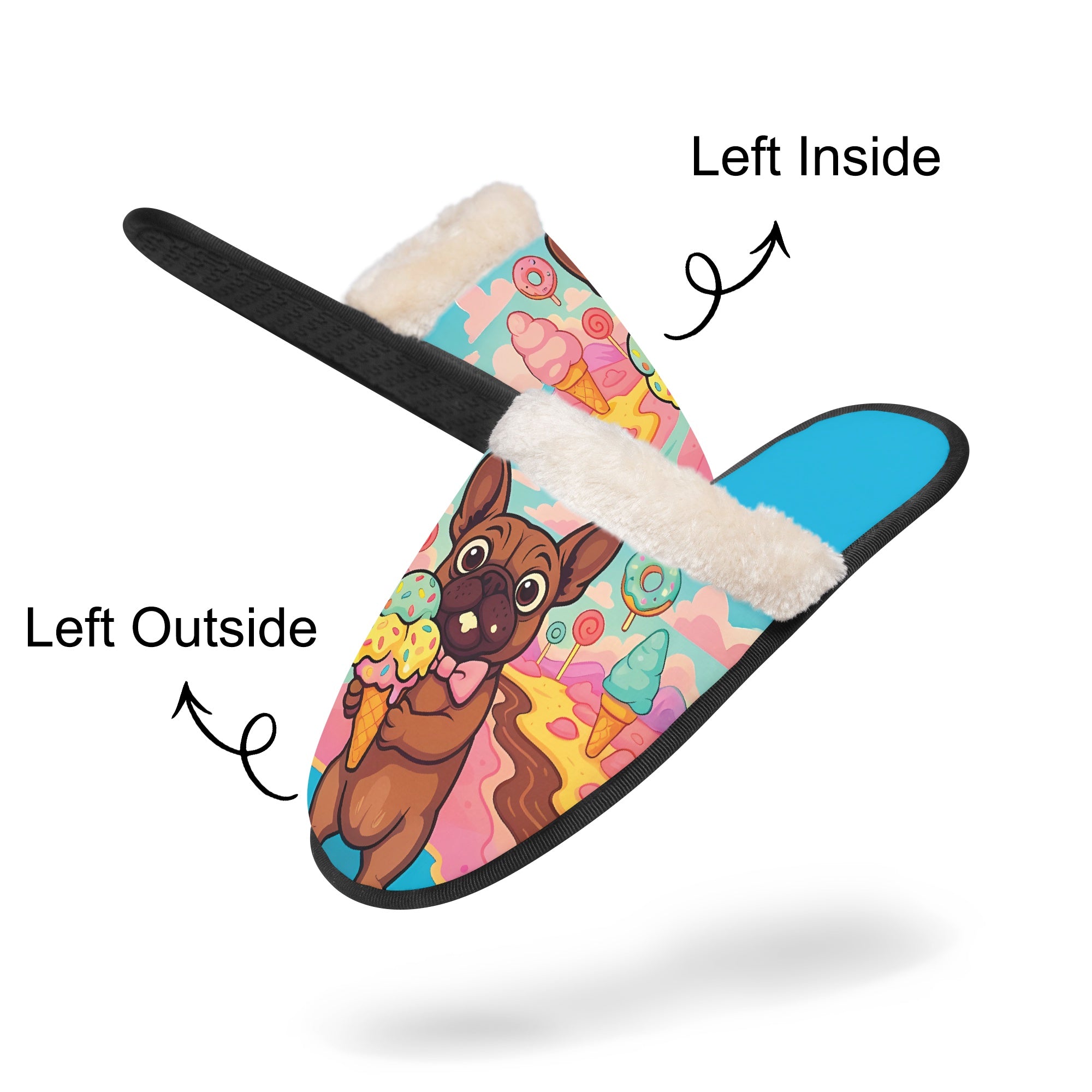 French Bulldog Themed Harry - Everyday Cozy Winter Slippers Everyday Use