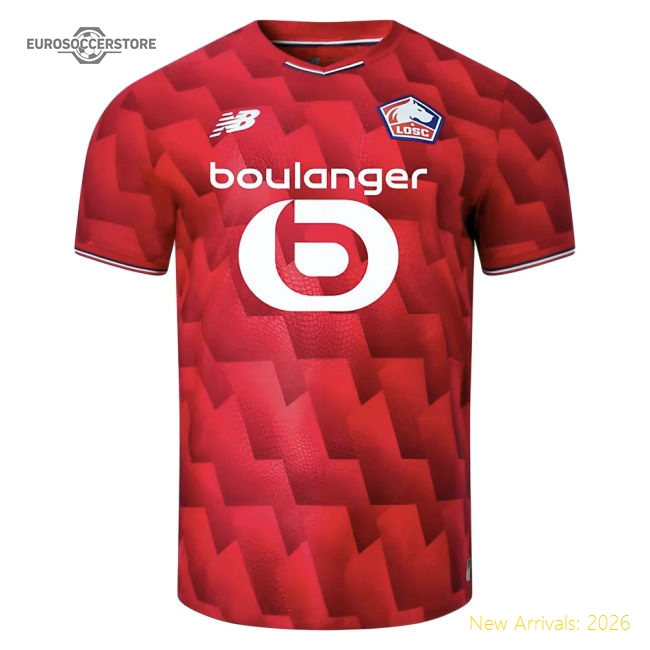Professional-Grade Authentic 2025-2026 Lille Home Shirt