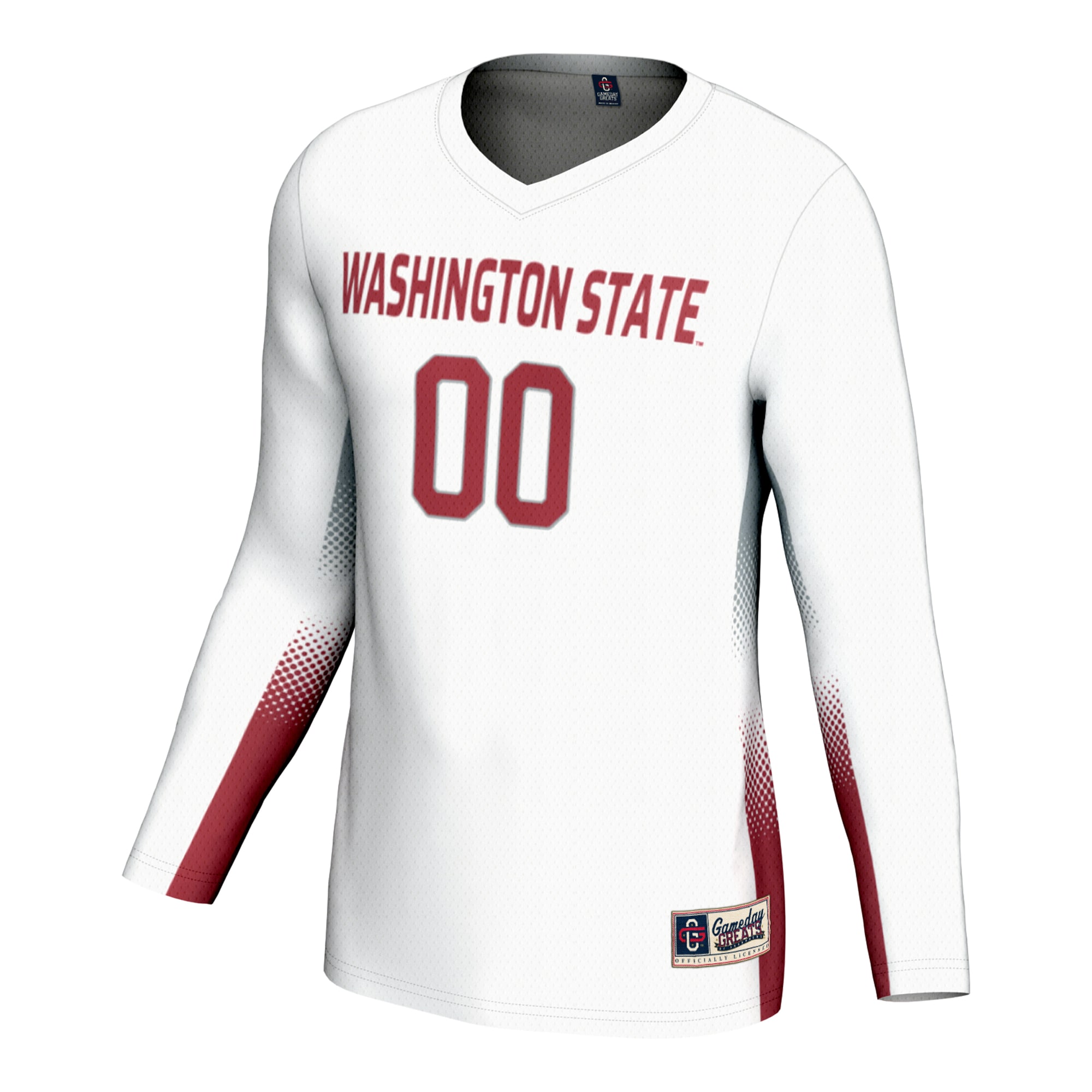 [DDG] Washington State Cougars GameDay Greats Youth Lightweight NIL Women's Volleyball Jersey - White