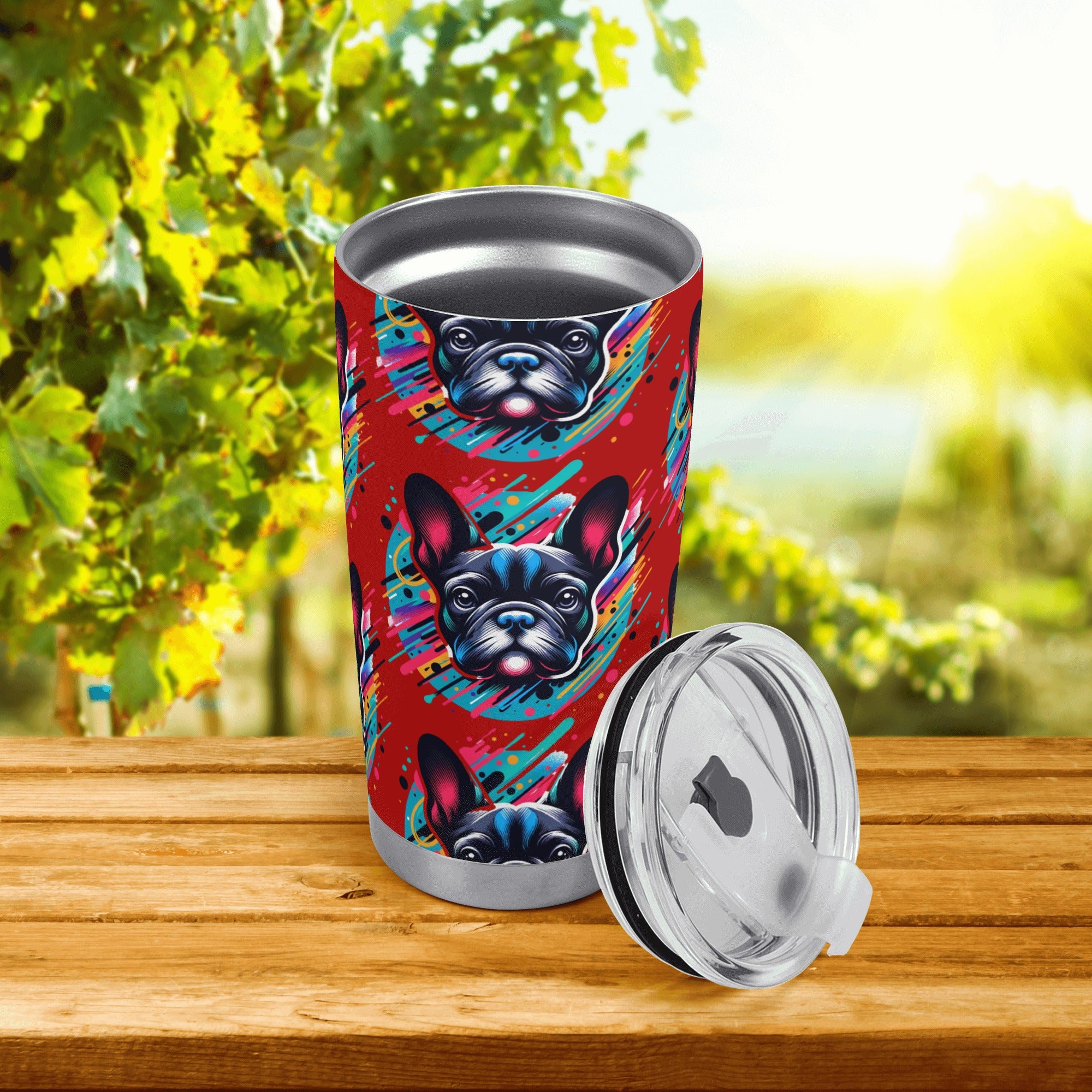 French Bulldog Lady Tumbler Cute Frenchie Essential