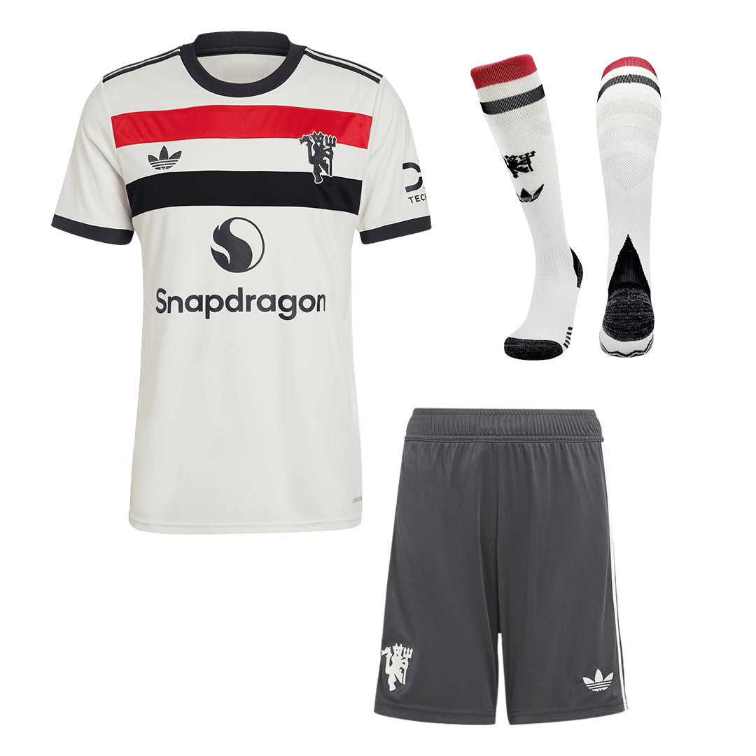 Manchester United Third Away Soccer Jersey Kit(Jersey+Shorts+Socks) 20