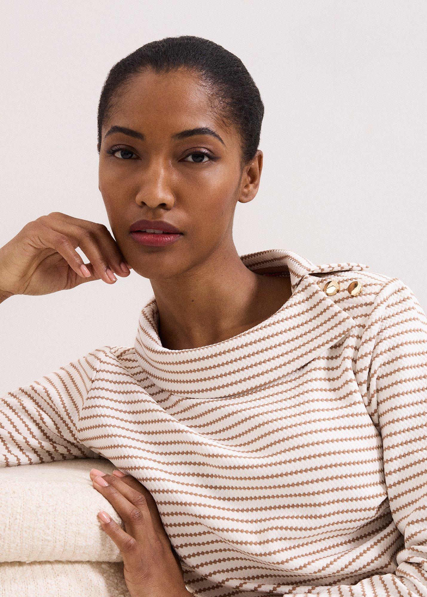 Remy Stripe Textured Top