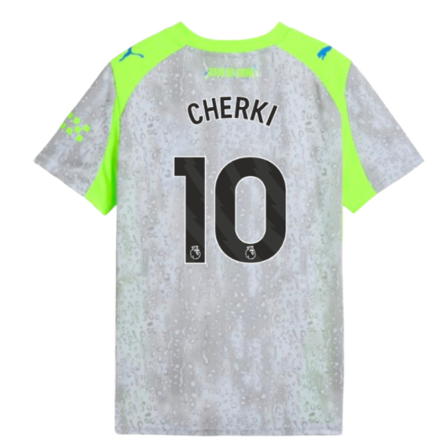 Premium 2025-2026 Man City Third Shirt (kids) (cherki 10) - Premium