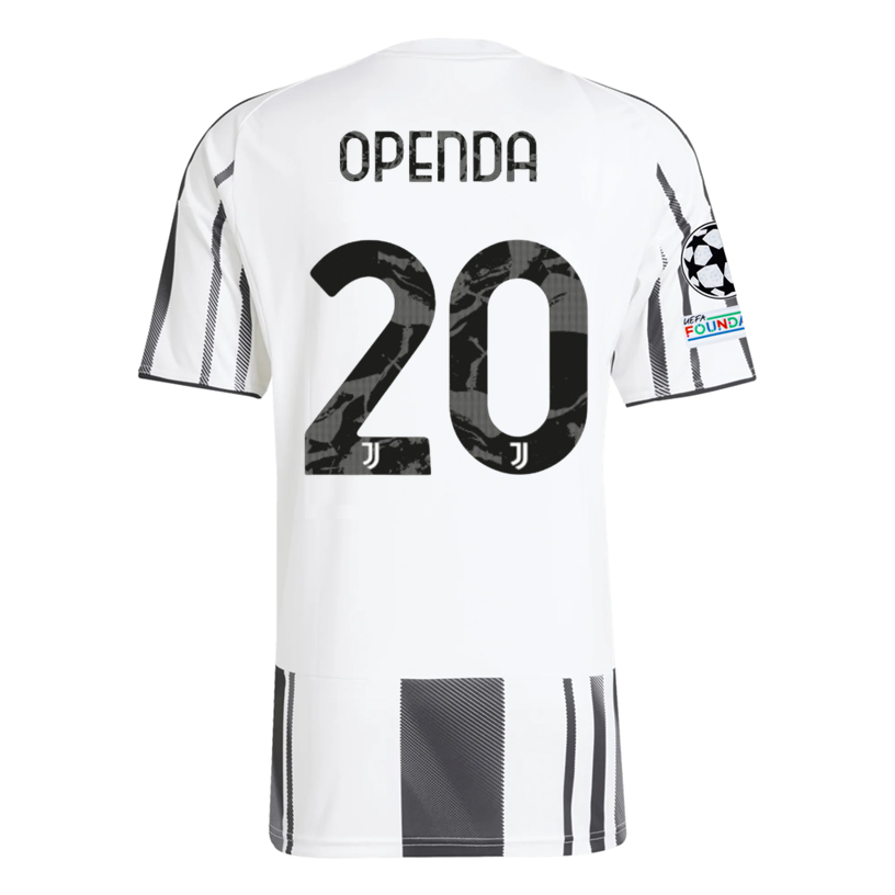 Juventus Openda 2025-2026 UCL Home Jersey – Authentic Shirt