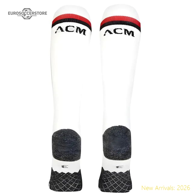 Professional-Grade 2018-2019 Ac Milan Puma Home Football Socks (White) -