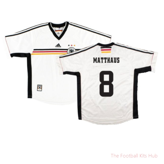 Germany 1998-00 Home Shirt (Very Good) (Matthaus 8)