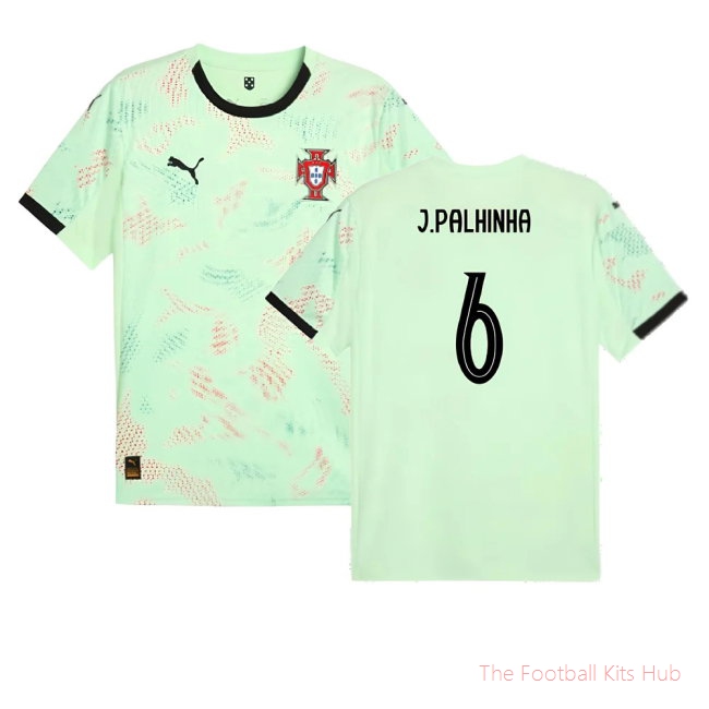 [EFS] 2025/26 Portugal Womens Team Away Shirt (Unisex) (J.Palhinha 6)