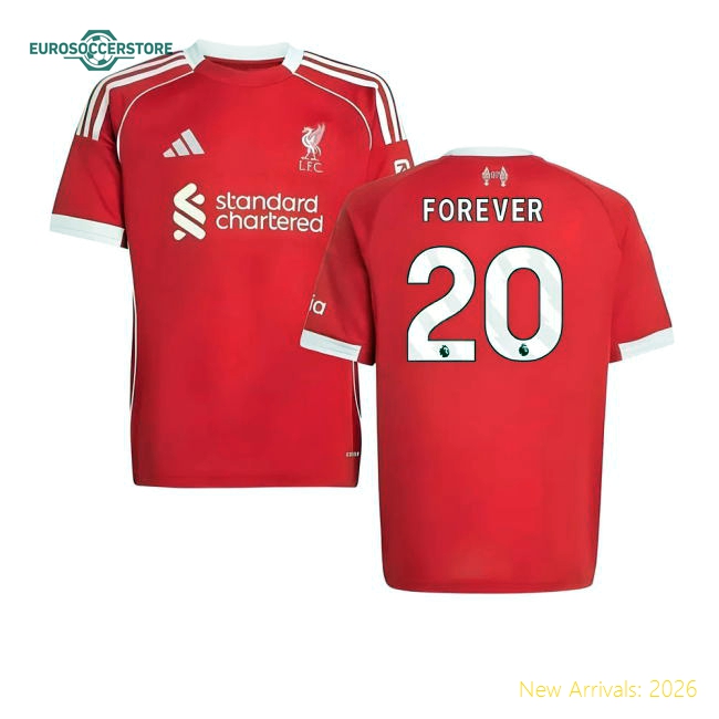 2025-2026 Liverpool Kids Child-friendly Jersey Forever Drycell