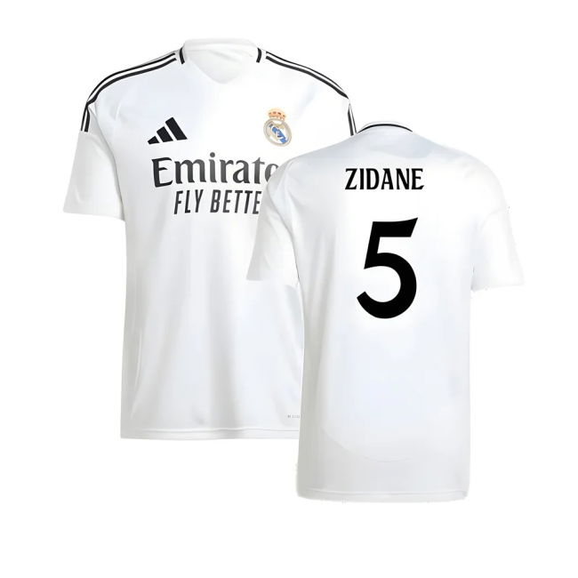 Real Madrid Football Club Fan Shirt - Adults Version (Zidane 5) (1)
