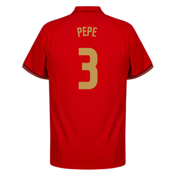 2020-2021 Portugal Home Shirt (Pepe 3) Oranje Euro Oranje