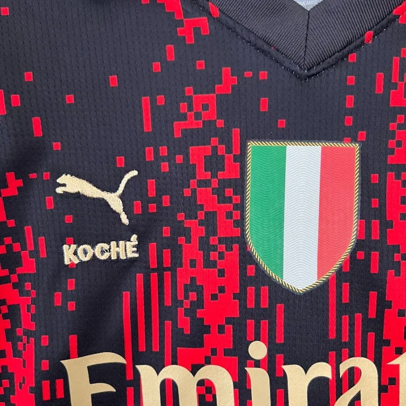 2022-2023 Kids AC Milan Fourth retro kit