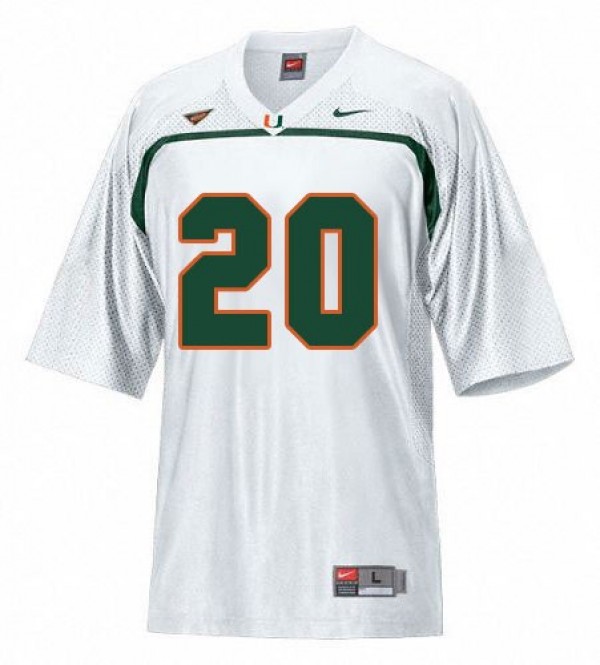Youth Elite Program #20 Ed Reed White Officially Licensed Jersey