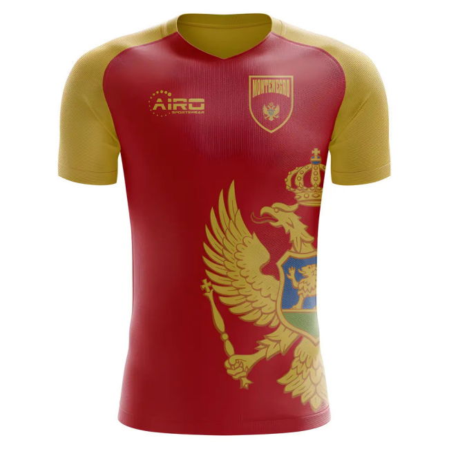 Womens Montenegro National Squad Contemporary Home Team Kit