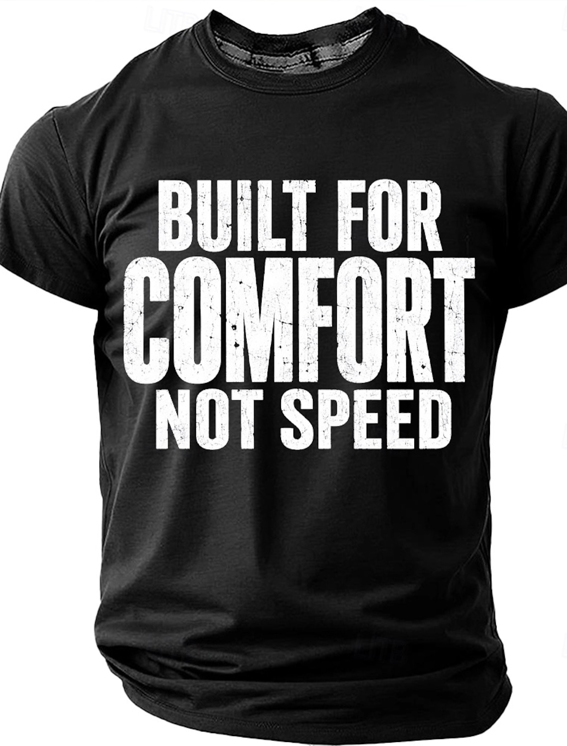 Men's Built For Comfort Not Speed Funny Humor Graphic T Shirt Casual Short Sleeve Crew Neck Regular Fit Daily Wear Designer Clothing Apparel S M L XL XXL XXXL
