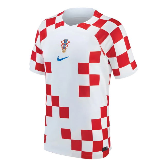 Match Worn Style Croatia Top Level Home Elite Kit