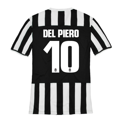 13-14 Juventus 10 Del Piero Home Jersey Shirt - Official Replica 1455
