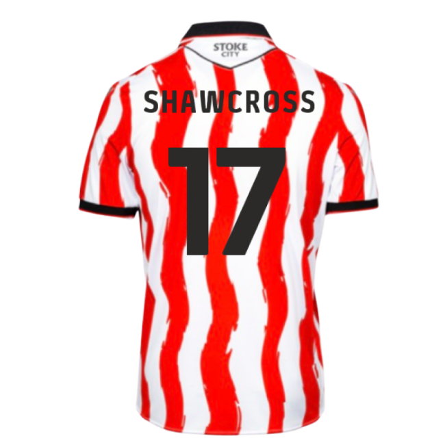 Football Stoke City Home Shirt Shawcross #17 Superior Craftsmanshi...