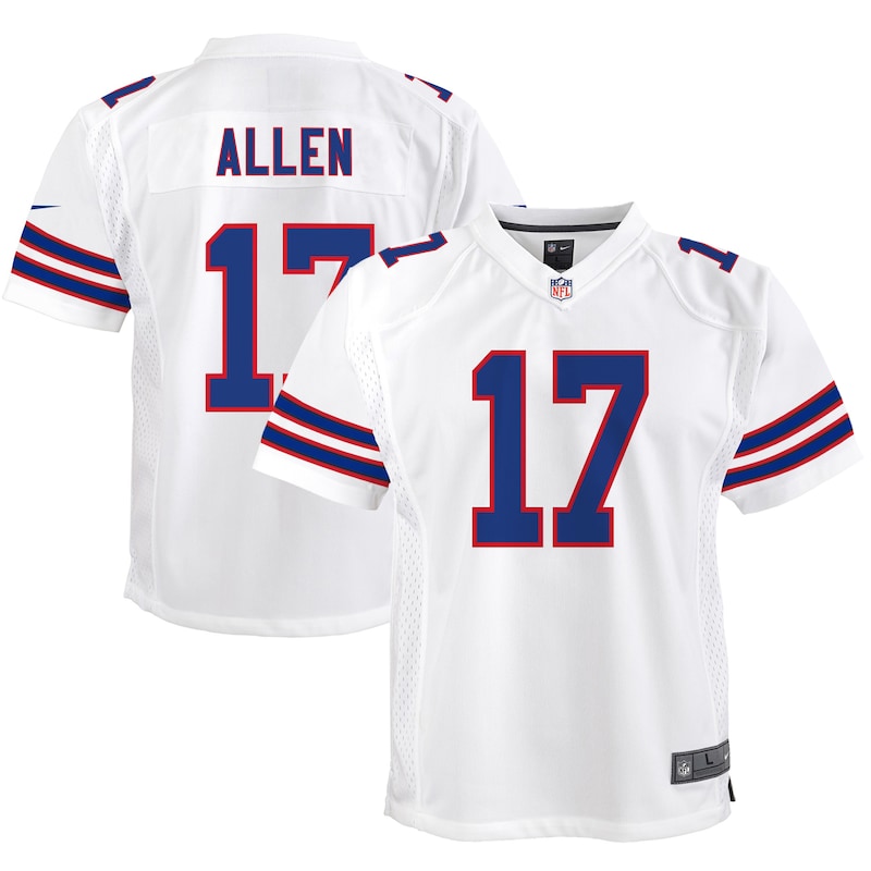 None Josh Allen Buffalo Bills Fan Favorite Team Game Jersey for NFL Fa